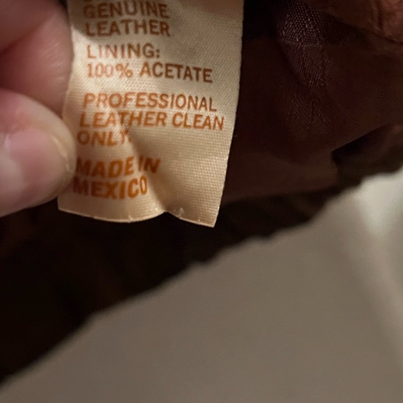 Vintage Beau Geste Women’s Brown Leather Jacket - Picture 7 of 7